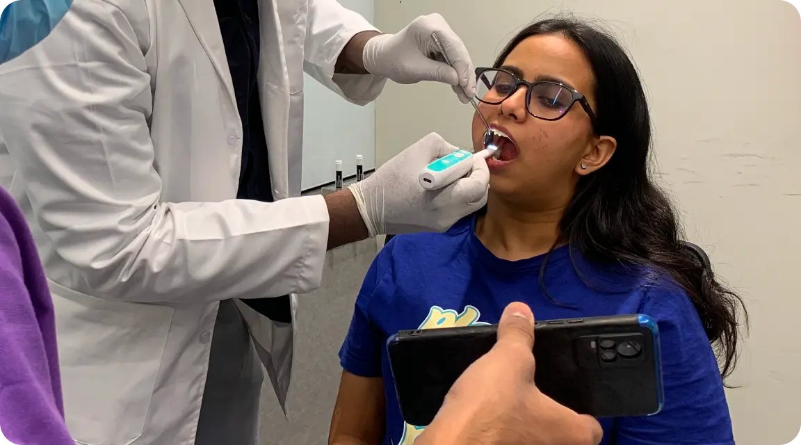 Intra-oral camera scan